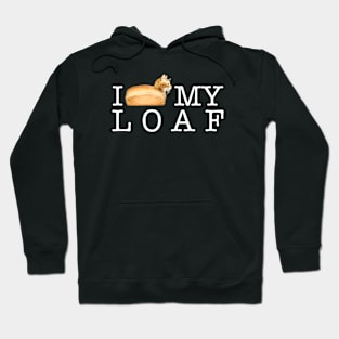 I Love My Loaf - inverted Hoodie